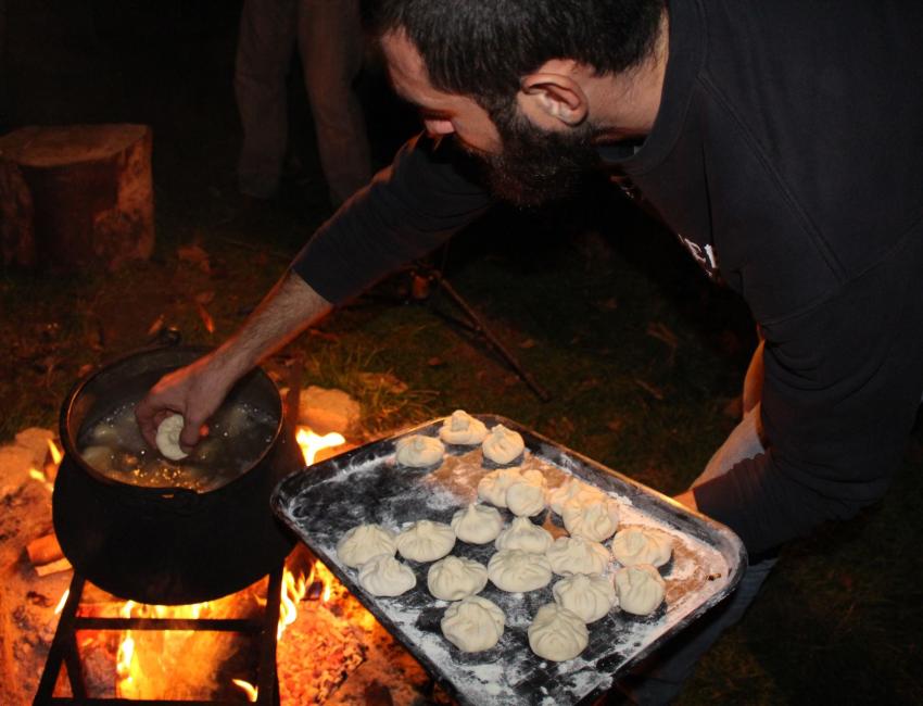 Tradisjonene holdes i hevd både hva gjelder mat og vin i Georgia
