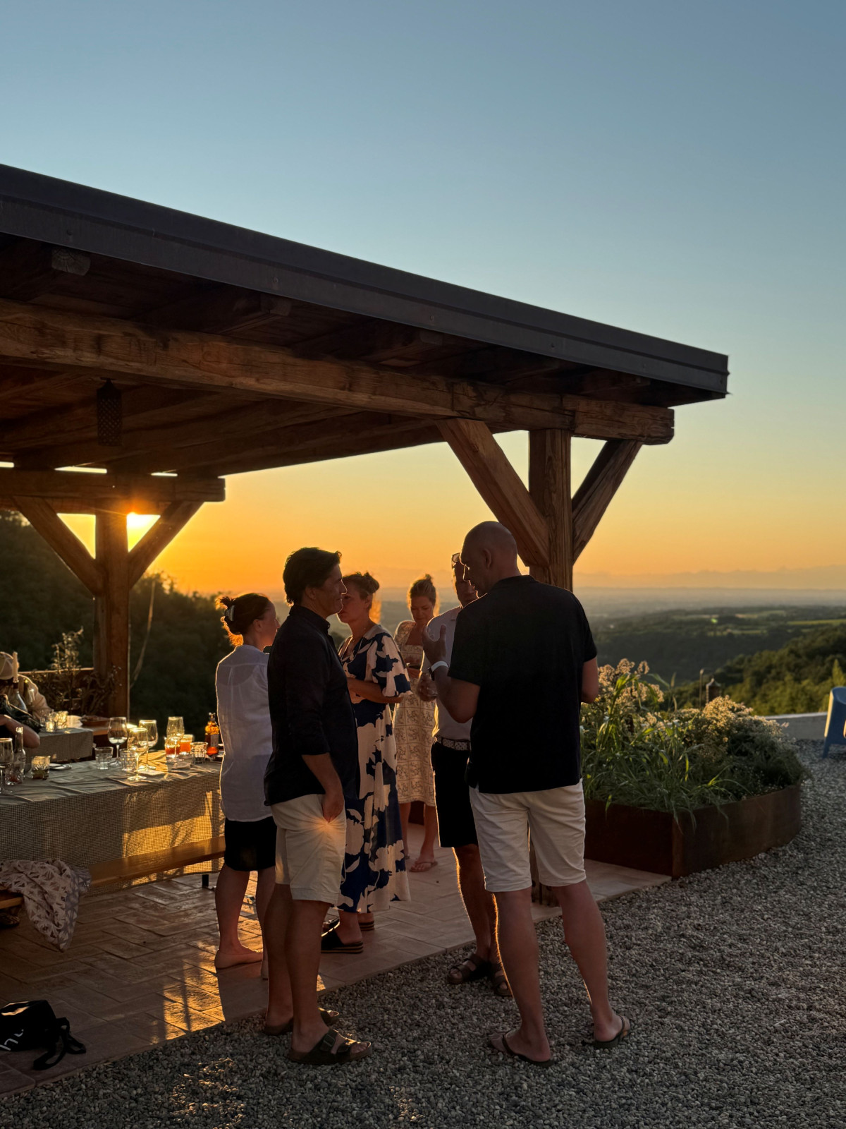 Pergolaen - det naturlige samlingspunktet  |    Foto:  Luca Maria Ivaldi 