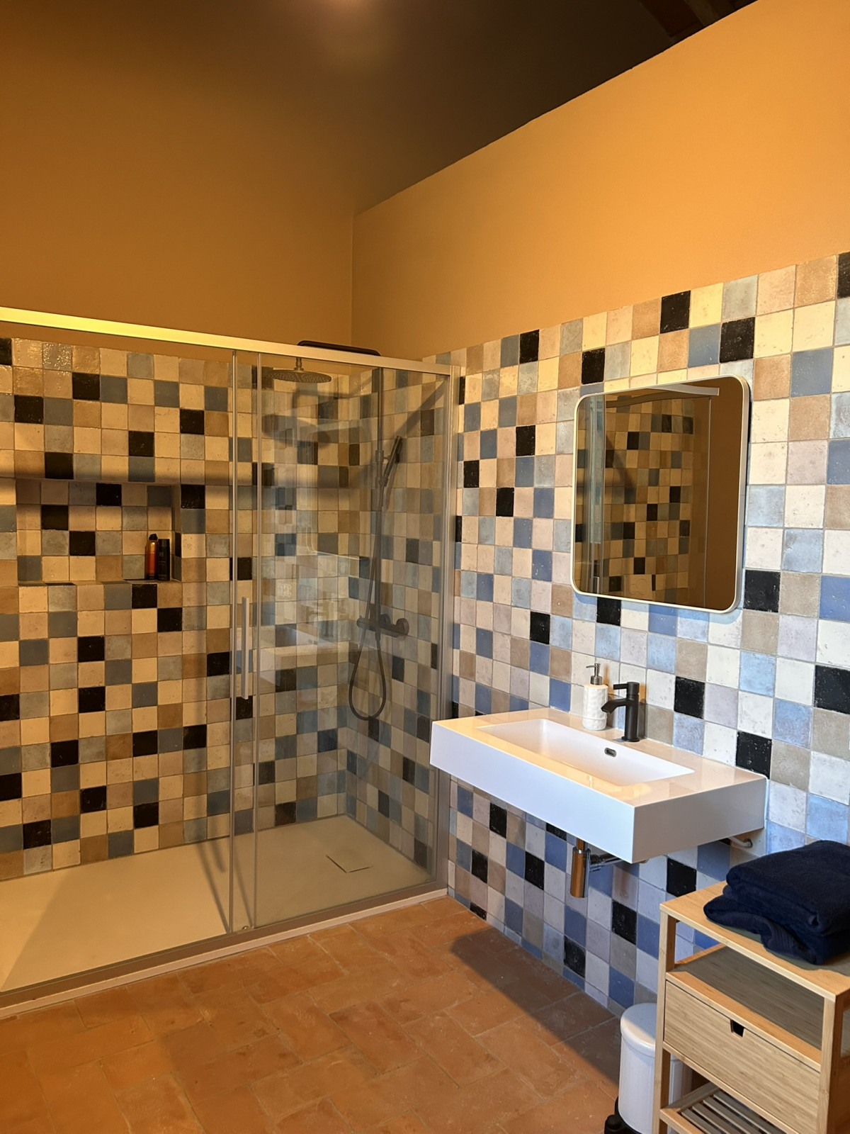 Et av de nye badene  |    Foto:  Cascina del Merlo 