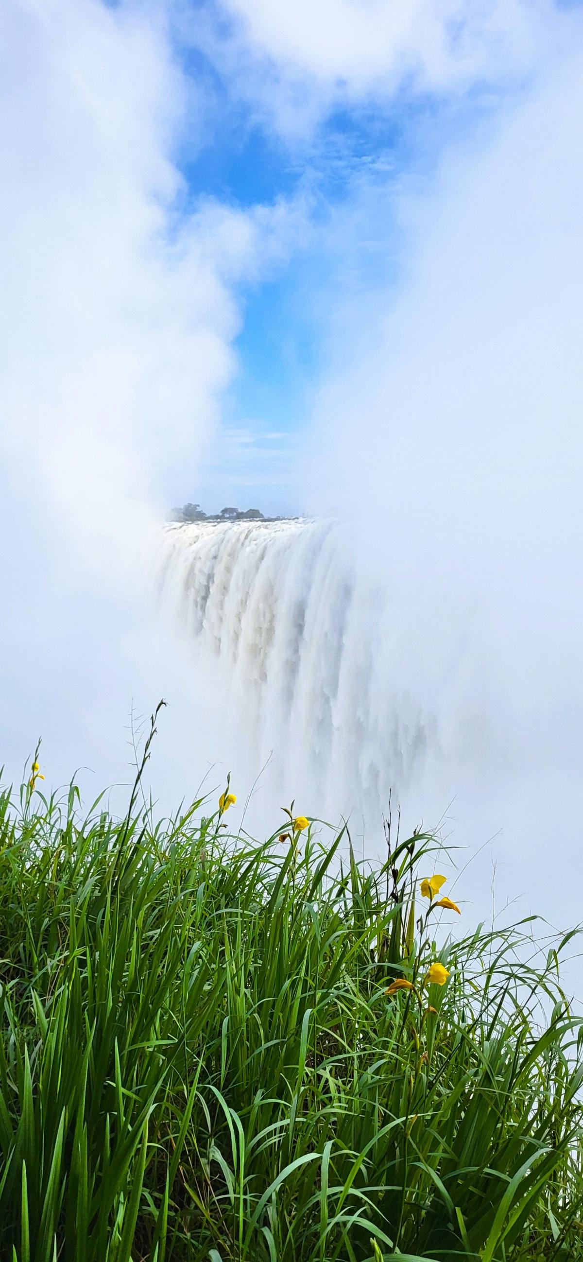 Victoriafallene i april - zambisk side  |    Foto:  Wenche Tvenge - La'mme 