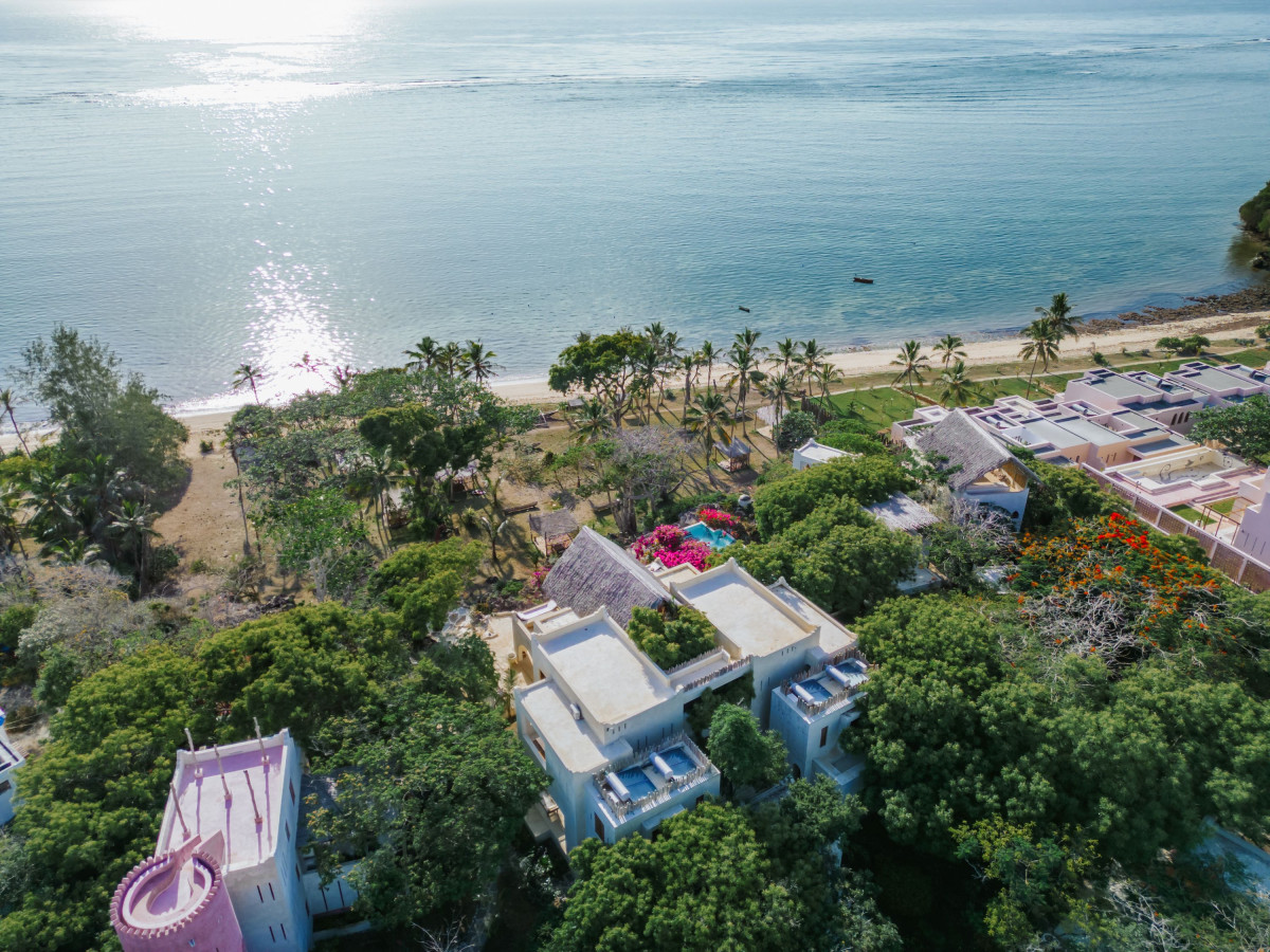 Oversiktsbilde av Cardamom House - helt utenfor turisttråkket   |    Foto:  Secluded Africa 