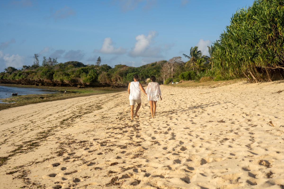 Stranden ved Cardamom House  |    Foto:  Secluded Africa 