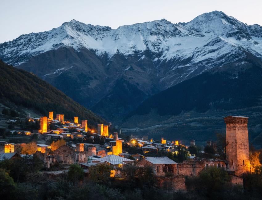 Svaneti by night - Kaukasus - Georgia