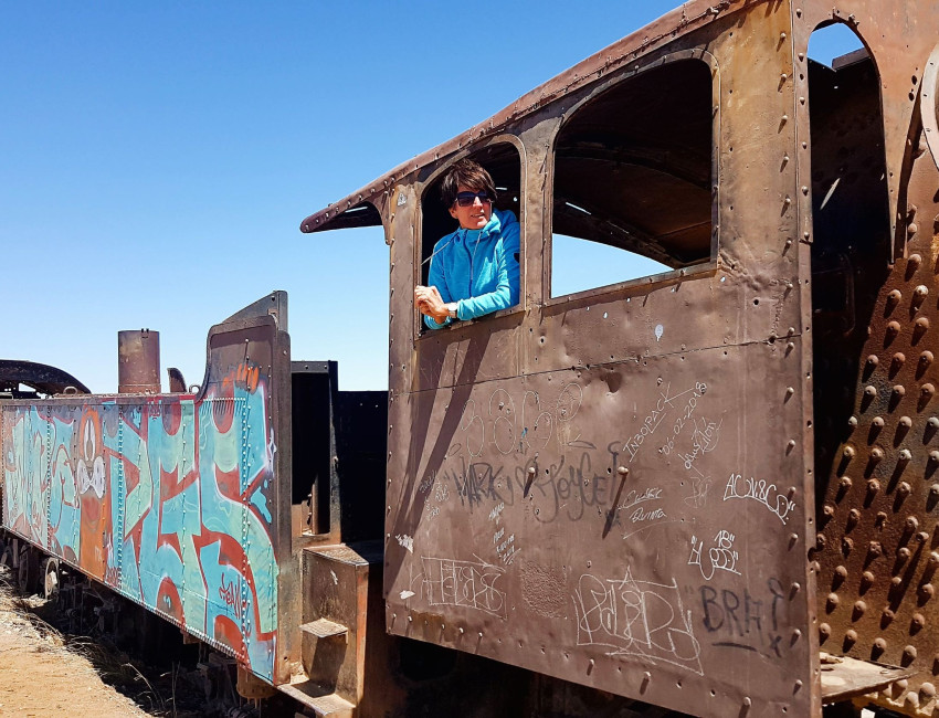Kirkegård for gamle tog ...